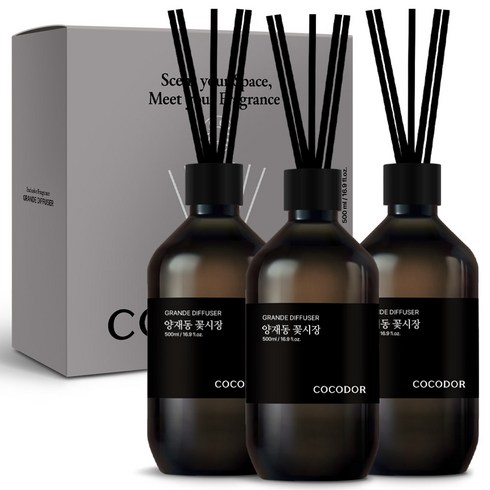 코코도르 그란데 디퓨저, 양재동꽃시장, 500ml, 3개