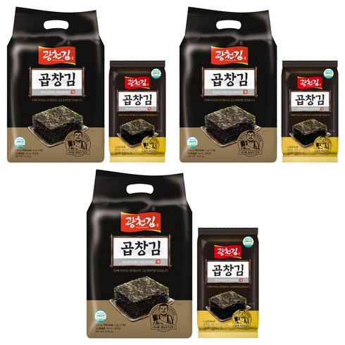 광천김 곱창도시락김, 5g, 81개
