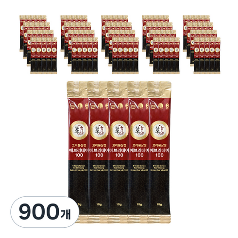 풍년보감 6년근 고려홍삼정 에브리데이100, 15g, 900개
