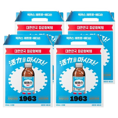 박카스 에프액, 120ml, 80개