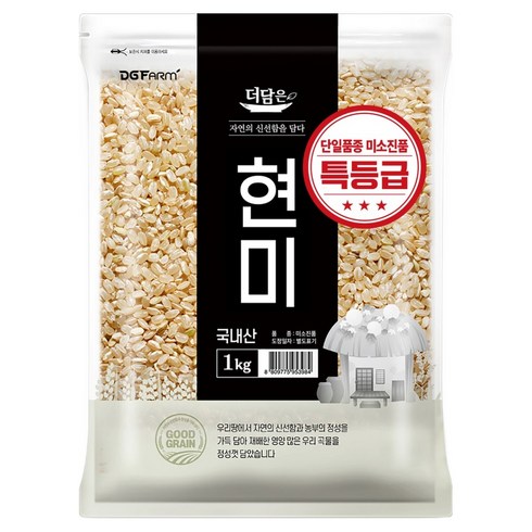 더담은 미소진품 현미 특등급, 1kg, 1개