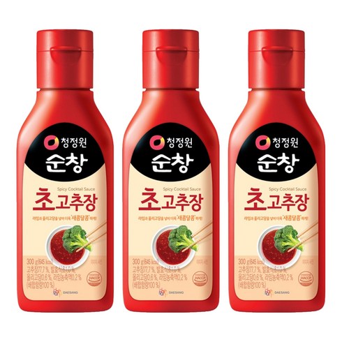 청정원순창 초고추장, 300g, 3개