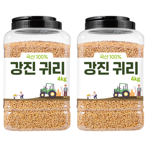 대구농산 강진 귀리쌀, 4kg, 2개