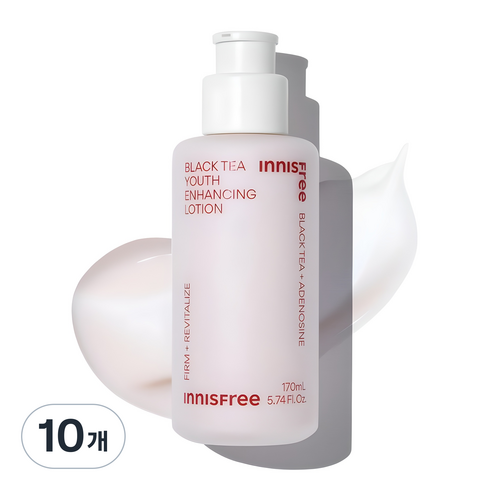 이니스프리 블랙티 유스 인핸싱 로션, 170ml, 10개