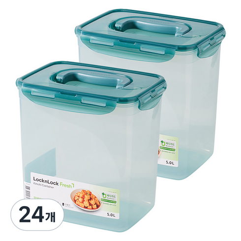 락앤락 프레쉬 MEDI 원핸들 김치통, 5L, 24개
