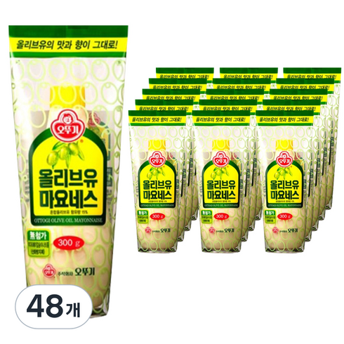 오뚜기 올리브유 마요네스, 300g, 48개