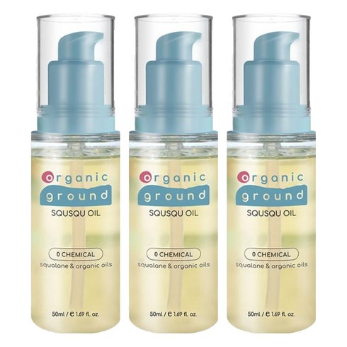 오가닉그라운드 스쿠스쿠오일, 50ml, 3개