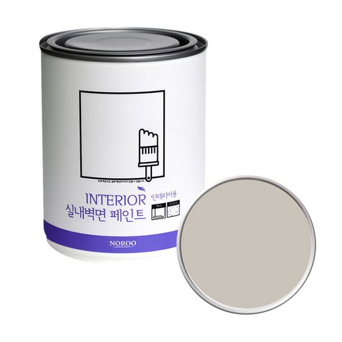 노루페인트 실내벽면 페인트, NU 3044 Abstract Beige, 1L, 1개
