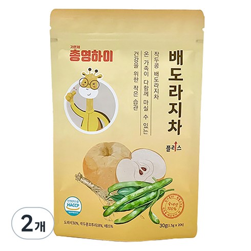 총영하이 배도라지차 플러스, 1.5g, 20개입, 2개