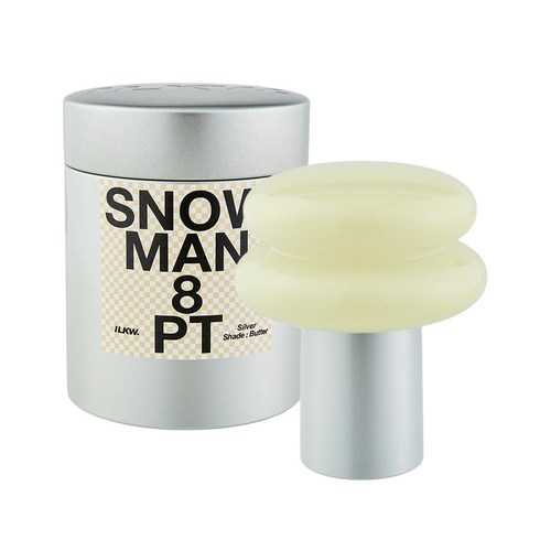 일광전구 SNOWMAN8 Portable Silver, Shade Butter