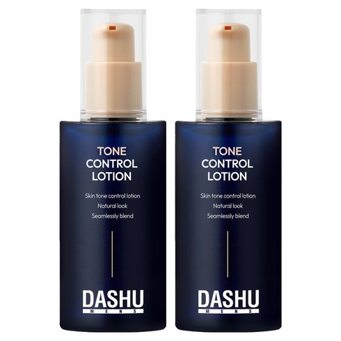 다슈 남성용 톤 컨트롤 로션 65ml, 02뉴트럴베이지(22~23호), 2개