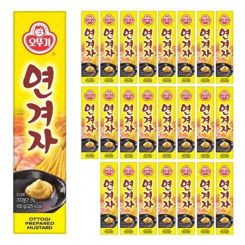 오뚜기 연겨자, 100g, 24개