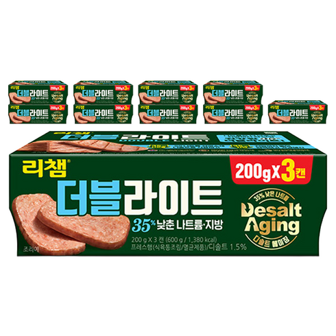 리챔 더블라이트, 600g, 10개