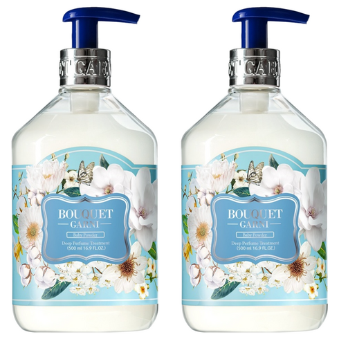 부케가르니 딥퍼퓸 트리트먼트 베이비파우더, 500ml, 2개