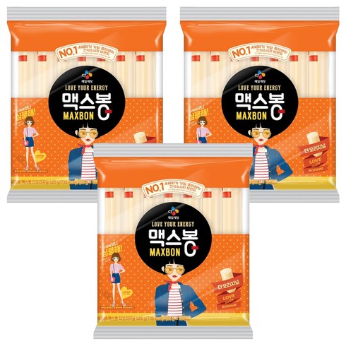 맥스봉 더오리지널, 525g, 3개