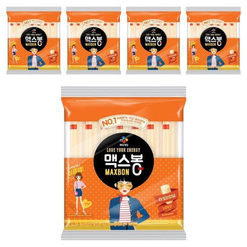 맥스봉 오리지널 15p, 525g, 5개