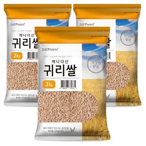 대구농산 귀리쌀, 2kg, 3개