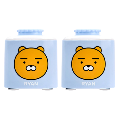 카카오프렌즈 자동 연필깎이, 라이언, 2개