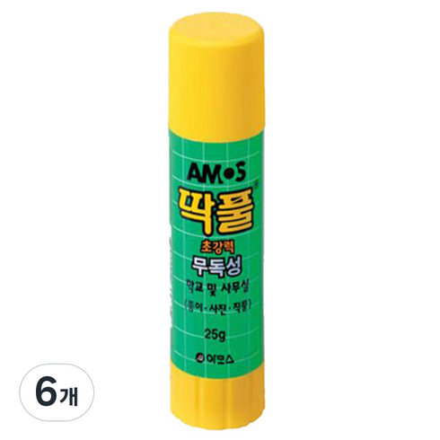 [아모스] 900딱풀, 25g, 6개