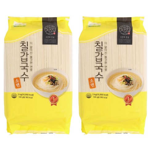 칠갑농산 국수opp 소면, 3kg, 2개