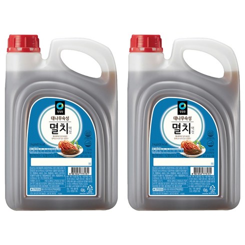 청정원 대나무숙성 멸치액젓, 3kg, 2개