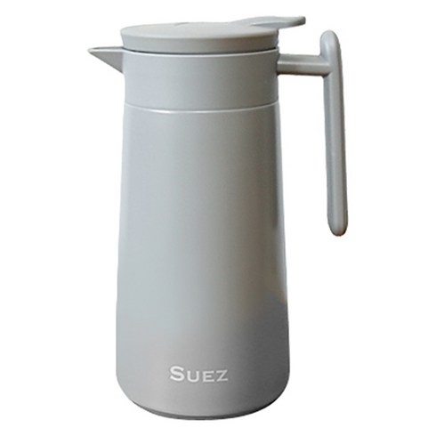 수에즈 보온보냉 주전자 물병, 860ml, 그레이, 1개