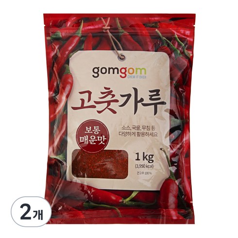 곰곰 고춧가루, 1kg, 2개
