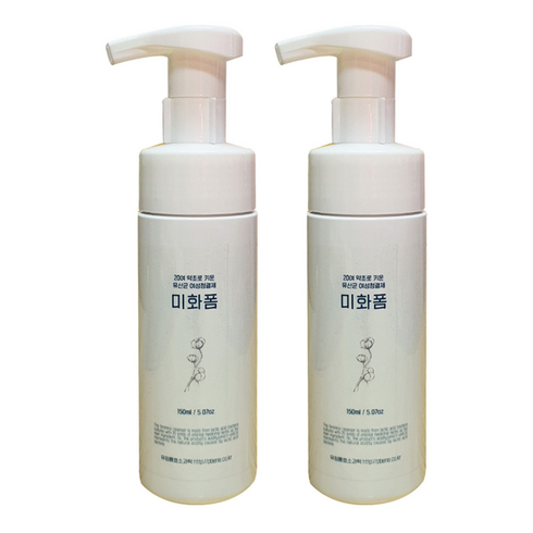 유정룡효소과학 미화폼 유산균 여성청결제, 2개, 150ml