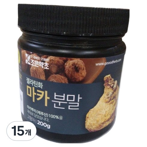 조은약초 마카가루, 15개, 200g
