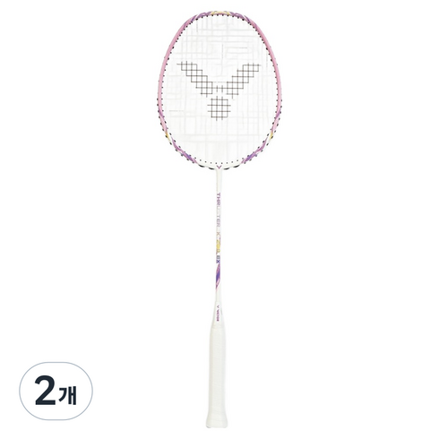 빅터 POWER TK 280EX THRUSTER K 입문용 풀카본 초경량 배드민턴 라켓, 2개, T_Mauve 5U/G6
