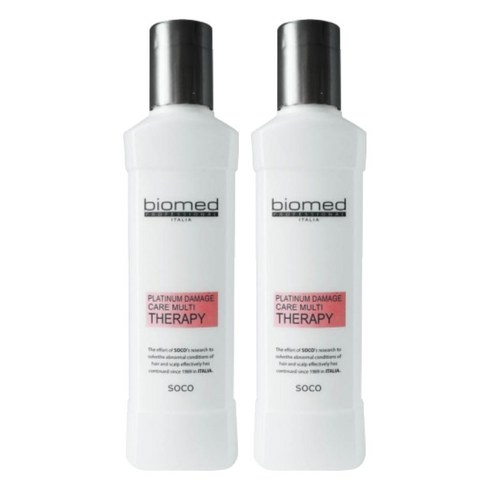 바이오메드 프로페셔널 플레티넘 데미지케어 멀티테라피 헤어에센스, 175ml, 2개