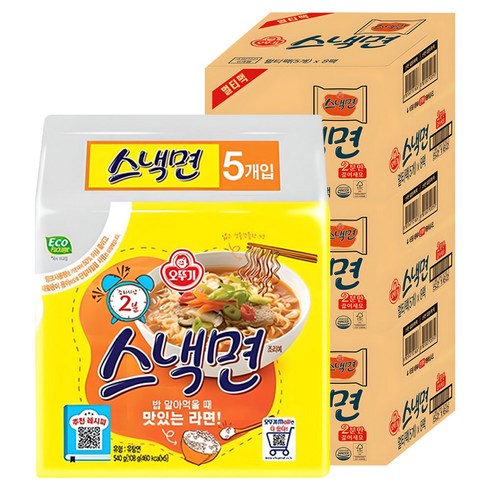 오뚜기 스낵면 108g, 120개
