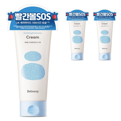 베베숲 유아용 수딩앤인텐시브 크림, 3개, 200ml