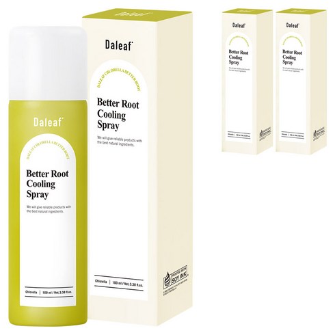 달리프 클로렐라 베러루트 두피 쿨링스프레이, 100ml, 3개