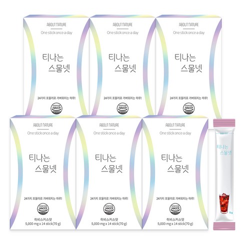 어바웃네이처 티나는 스물넷, 70g, 6개