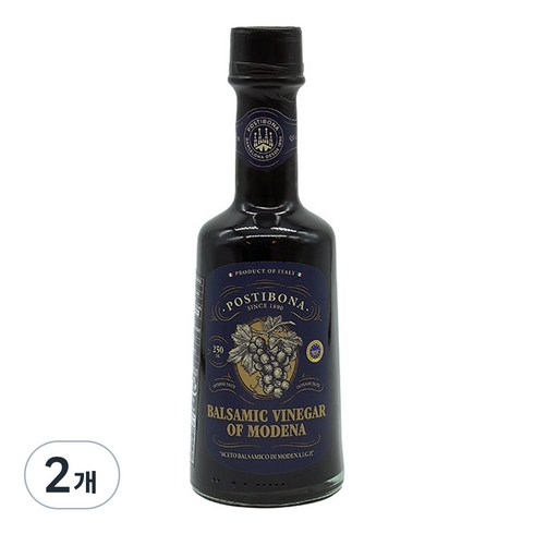 포스티보나 프리미엄 모데나 레드 발사믹식초, 250ml, 2개