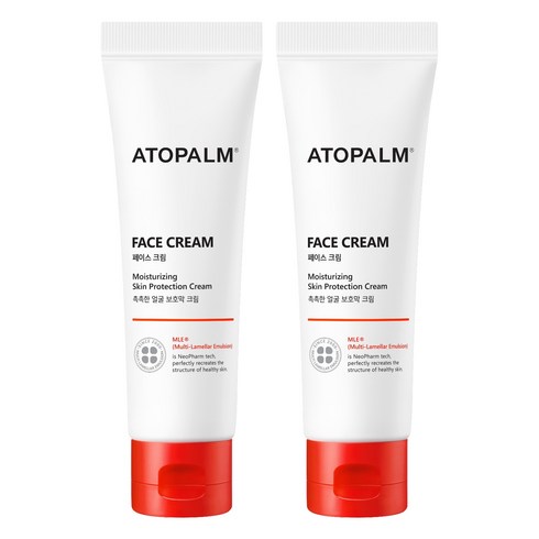 아토팜 아동용 페이스 크림, 50ml, 2개