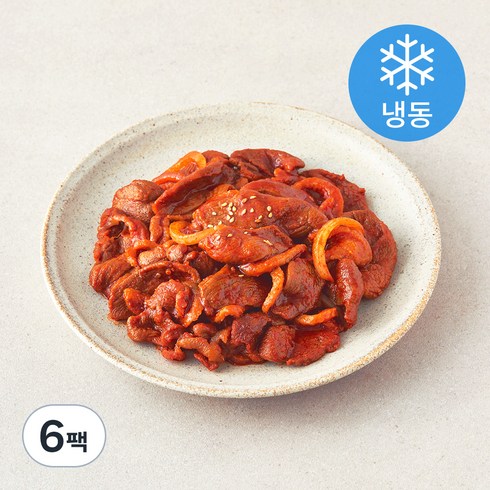 홈스쿡 오리 주물럭맛집 (냉동), 300g, 6팩