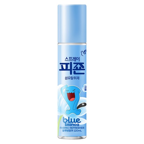 피죤 스프레이 강력 섬유탈취제 블루비앙카, 120ml, 1개