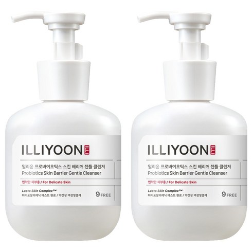 일리윤 프로바이오틱스 스킨 배리어 젠틀클렌저 여성청결제, 300ml, 2개