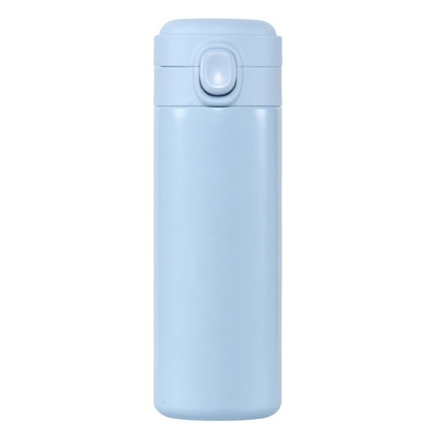 키에 슬림 컴팩트 가벼운 원터치 텀블러, 블루, 450ml, 1개