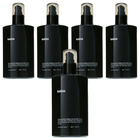 록키스 아쿠아 부스트 옴므 올인원, 200ml, 5개
