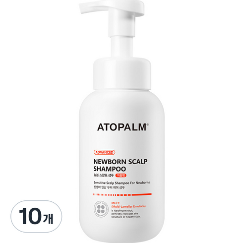 아토팜 뉴본 스칼프 샴푸, 300ml, 10개