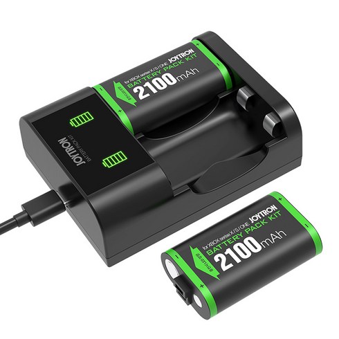 조이트론 무선 컨트롤러 충전 듀얼 2100mAh XSX XBOX 배터리 팩 키트, JTXS-201, 1개