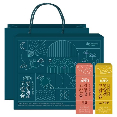 뉴케어 정품 고칼슘 영양갱 셀렉션 선물세트, 720g, 1세트