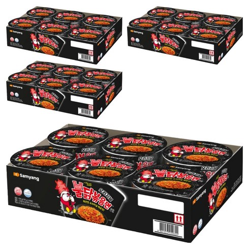 불닭볶음면 큰컵 105g, 24개