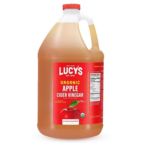 LUCYS 유기농 사과식초, 3.78L, 1개