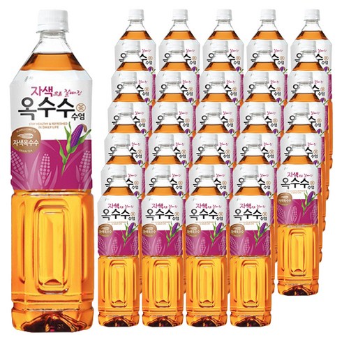 웅진 자색으로 잘빠진 옥수수수염차, 1.5L, 36개