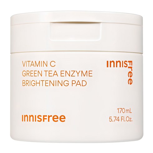 이니스프리 비타C 그린티 엔자임 잡티 토닝 패드 170ml, 60매입, 1개