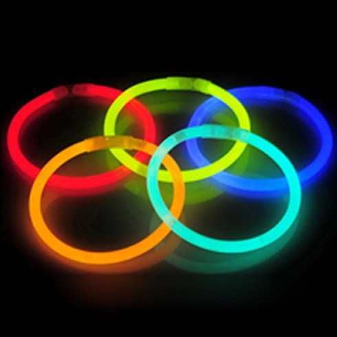 808 LED 야광 스틱 봉 콘서트 팔찌, 랜덤발송, 100개